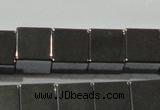 CHE183 15.5 inches 8*8mm cube hematite beads wholesale