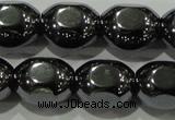 CHE247 15.5 inches 10*12mm lantern hematite beads wholesale