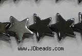 CHE295 15.5 inches 10mm star hematite beads wholesale