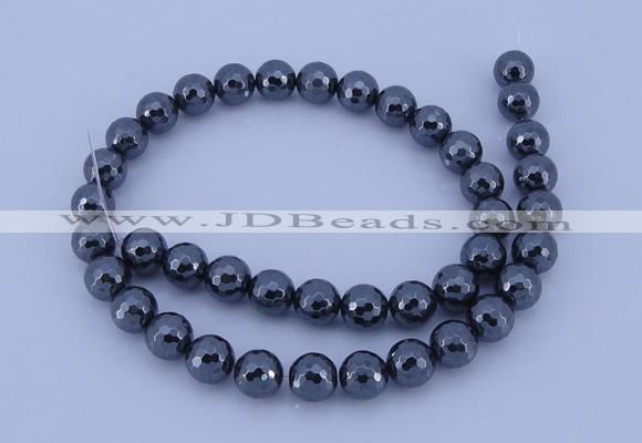 CHE31 16 inches 3mm faceted round hematite beads Wholesale