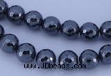 CHE33 16 inches 6mm faceted round hematite beads Wholesale