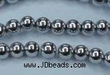 CHE426 15.5 inches 10mm round plated hematite beads wholesale