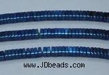 CHE564 15.5 inches 1*2*2mm square plated hematite beads wholesale