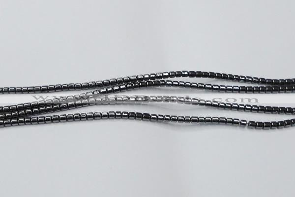 CHE772 15.5 inches 2*2mm drum hematite beads wholesale