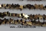 CHE948 15.5 inches 6mm star plated hematite beads wholesale