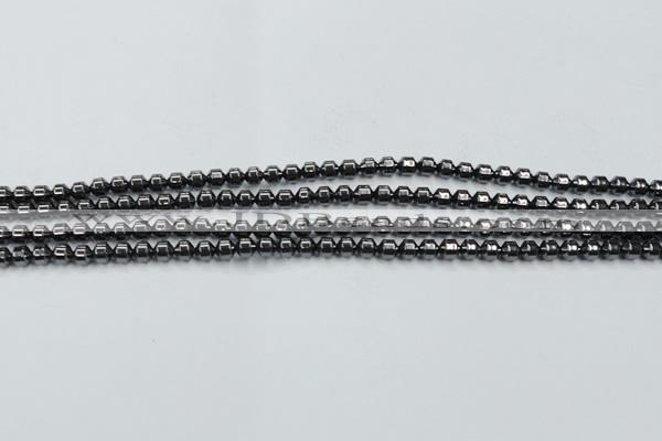 CHE971 15.5 inches 4*4mm hematite beads wholesale