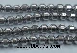 CHE972 15.5 inches 4*4mm plated hematite beads wholesale