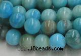 CHM02 16 inches 12mm round blue hemimorphite beads wholesale