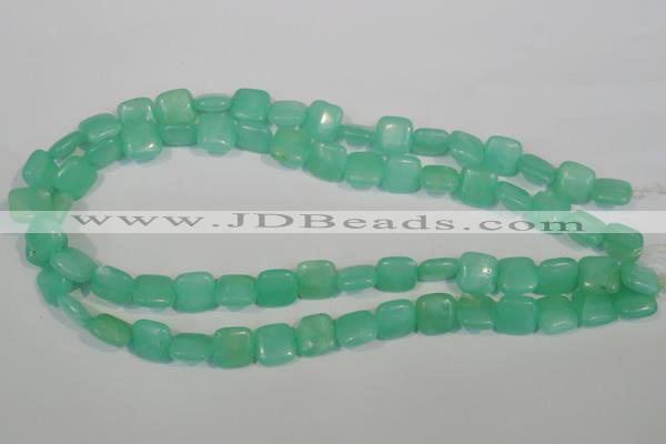 CHM16 15.5 inches 12*12mm square green hemimorphite beads wholesale