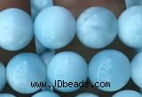 CHM302 15.5 inches 8mm round blue hemimorphite gemstone beads