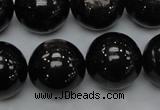 CHS05 15.5 inches 20mm round natural hypersthene gemstone beads