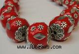 CIB101 17mm round fashion Indonesia jewelry beads wholesale