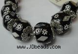 CIB102 17mm round fashion Indonesia jewelry beads wholesale