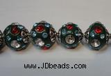 CIB121 19mm round fashion Indonesia jewelry beads wholesale