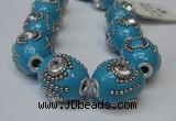 CIB160 19*22mm oval fashion Indonesia jewelry beads wholesale