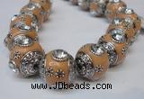 CIB191 19mm round fashion Indonesia jewelry beads wholesale