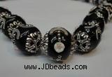 CIB213 17mm round fashion Indonesia jewelry beads wholesale