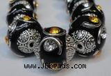 CIB238 15mm round fashion Indonesia jewelry beads wholesale