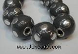 CIB241 18mm round fashion Indonesia jewelry beads wholesale