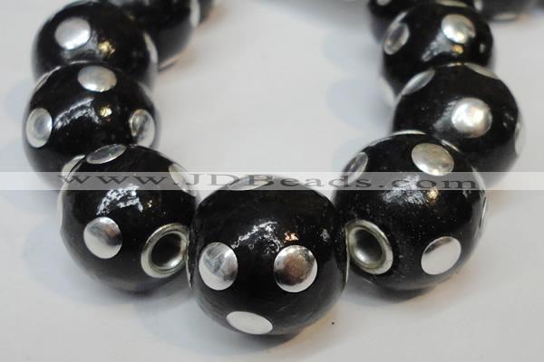 CIB242 18mm round fashion Indonesia jewelry beads wholesale