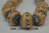 CIB272 14*16mm rondelle fashion Indonesia jewelry beads wholesale