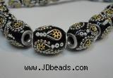 CIB302 15*20mm drum fashion Indonesia jewelry beads wholesale