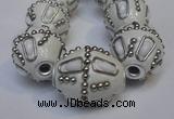 CIB316 20*23mm drum fashion Indonesia jewelry beads wholesale