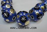 CIB365 23mm round fashion Indonesia jewelry beads wholesale