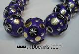 CIB366 23mm round fashion Indonesia jewelry beads wholesale