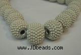 CIB390 15mm round fashion Indonesia jewelry beads wholesale