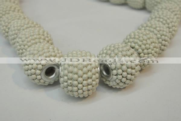 CIB390 15mm round fashion Indonesia jewelry beads wholesale