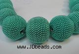 CIB419 30mm round fashion Indonesia jewelry beads wholesale