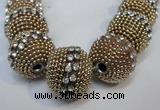 CIB420 22mm round fashion Indonesia jewelry beads wholesale