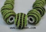 CIB472 14*14mm drum fashion Indonesia jewelry beads wholesale