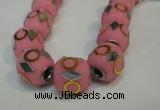 CIB481 15*16mm drum fashion Indonesia jewelry beads wholesale