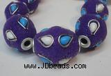 CIB492 18*23mm drum fashion Indonesia jewelry beads wholesale