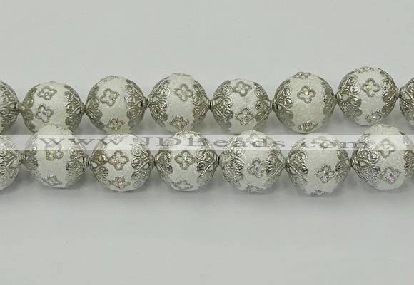 CIB545 22mm round fashion Indonesia jewelry beads wholesale