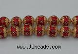 CIB549 22mm round fashion Indonesia jewelry beads wholesale