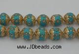 CIB550 22mm round fashion Indonesia jewelry beads wholesale