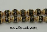 CIB555 22mm round fashion Indonesia jewelry beads wholesale