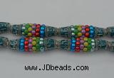 CIB587 16*60mm rice fashion Indonesia jewelry beads wholesale