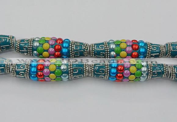 CIB587 16*60mm rice fashion Indonesia jewelry beads wholesale