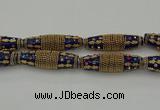 CIB609 16*60mm rice fashion Indonesia jewelry beads wholesale