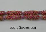 CIB620 16*60mm rice fashion Indonesia jewelry beads wholesale