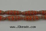 CIB635 16*60mm rice fashion Indonesia jewelry beads wholesale