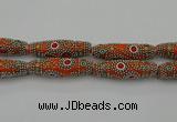 CIB647 16*60mm rice fashion Indonesia jewelry beads wholesale