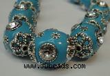 CIB82 16*22mm oval fashion Indonesia jewelry beads wholesale