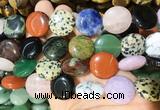 CIBS31 15 inches 20mm coin colorful gemstone beads wholesale