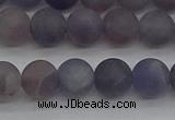 CIL109 15.5 inches 6mm round matte iolite gemstone beads