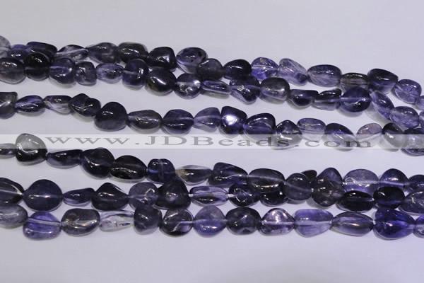 CIL44 15.5 inches 8*10mm nuggets natural iolite gemstone beads